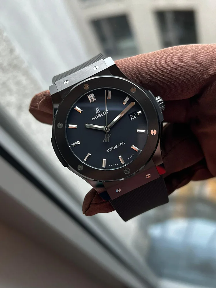 Hublot Classic Fusion Black Magic box and e warranty
